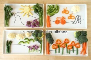 Осінні вироби з овочів та фруктів. Дитячі вироби в садок