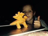дитячі вироби з пластиліну динозавр