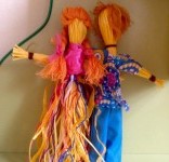 ляльки з ниток своїми руками + схема